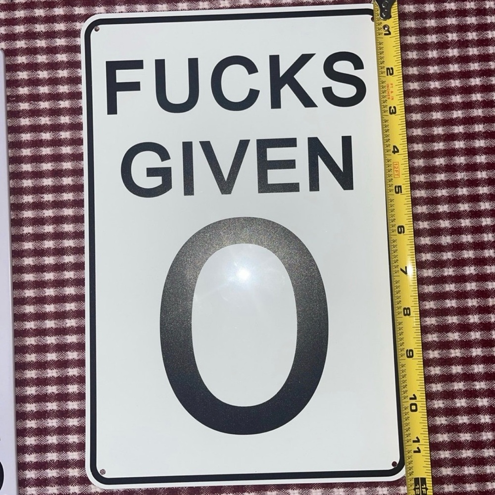Humorous Metal Sign Set (3) - Picture 2 of 8